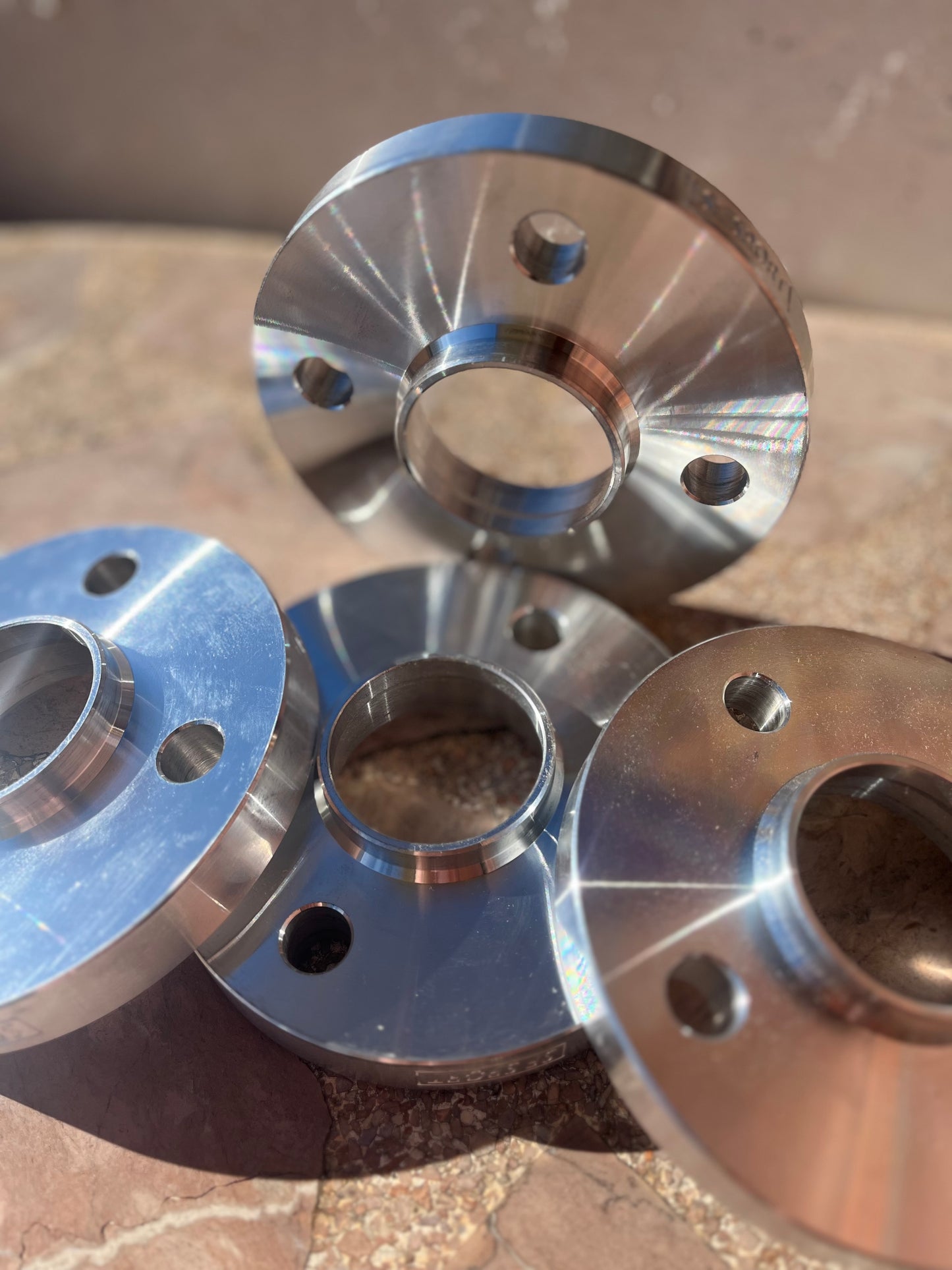Separadores de Rueda a Medida 4 Tornillos | Doble Centraje de Aluminio – Pack 2 Unidades