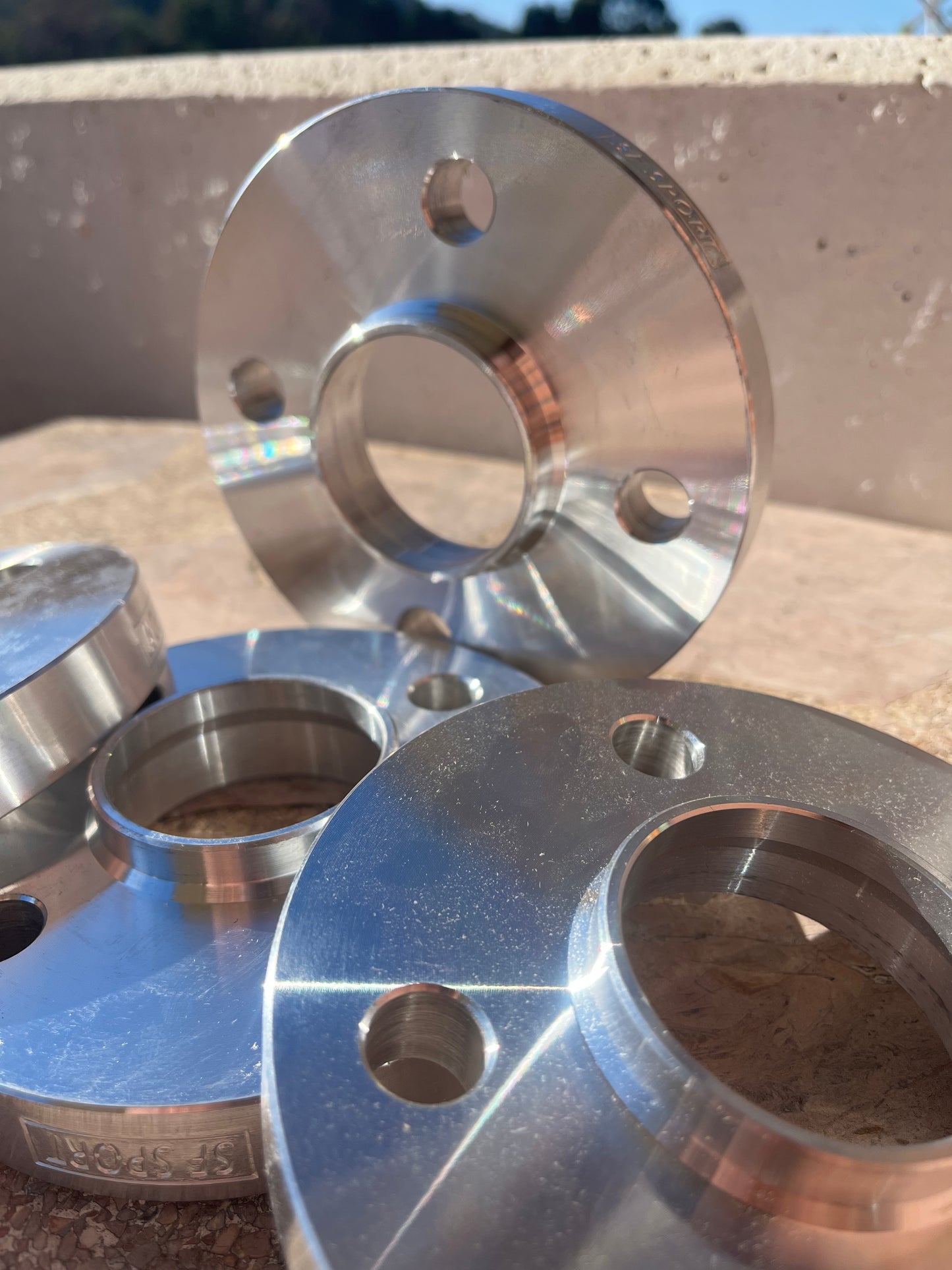 Separadores de Rueda a Medida 4 Tornillos | Doble Centraje de Aluminio – Pack 2 Unidades