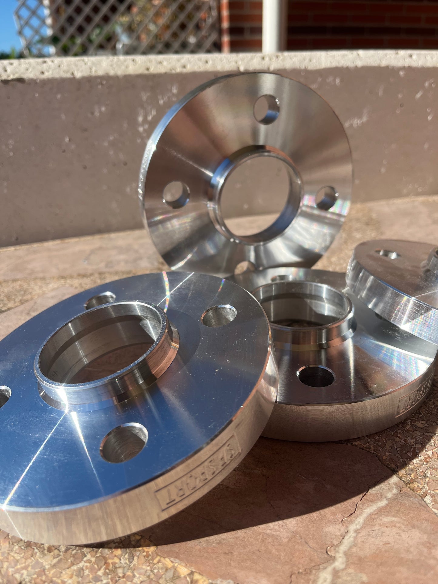 Separadores de Rueda a Medida 4 Tornillos | Doble Centraje de Aluminio – Pack 2 Unidades