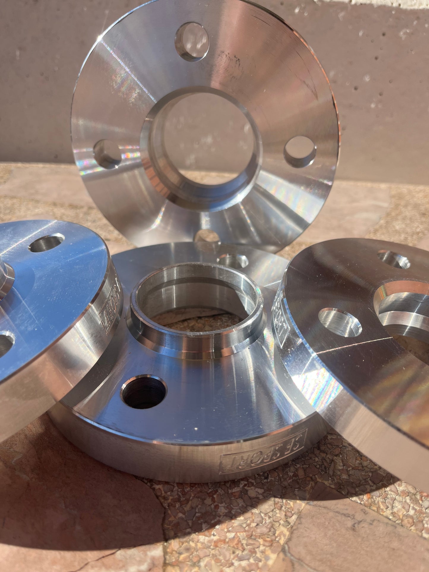 Separadores de Rueda a Medida 4 Tornillos | Doble Centraje de Aluminio – Pack 2 Unidades