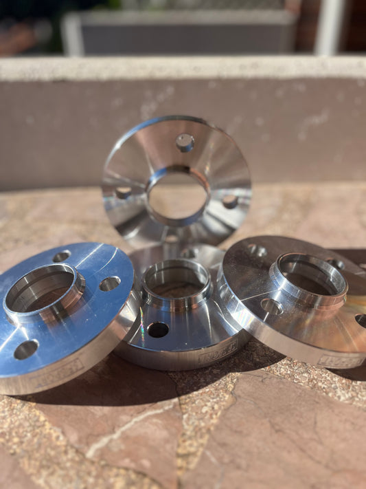 Separadores de Rueda a Medida 4 Tornillos | Doble Centraje de Aluminio – Pack 2 Unidades